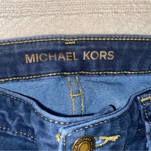 Michael Kors Womens Izzy Skinny Jeans Size 8 Dark Denim